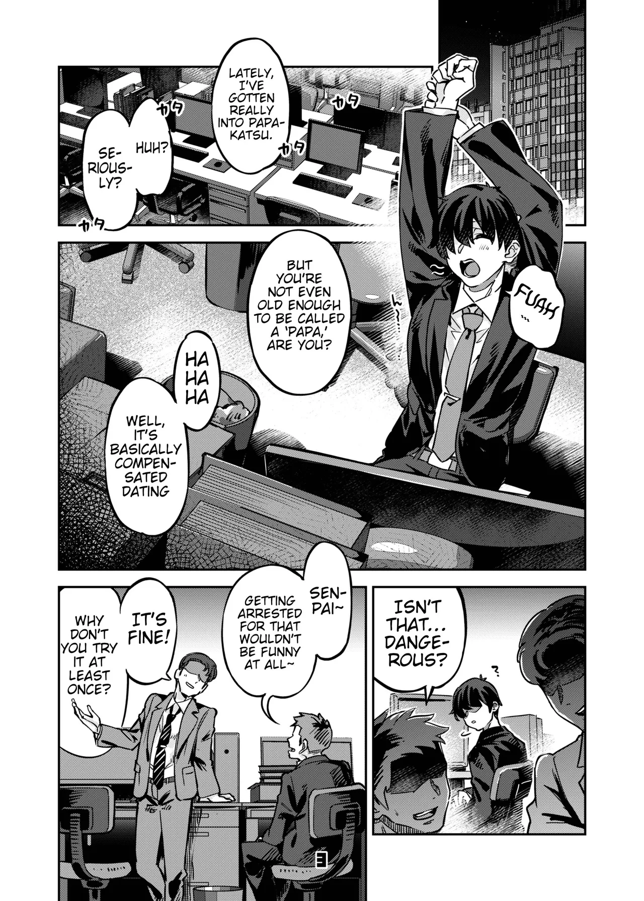 Hentai Manga Comic-In the case of Maita, a girl who engages in "sugar dating" (a type of compensated dating activity), episode 2.-Read-2